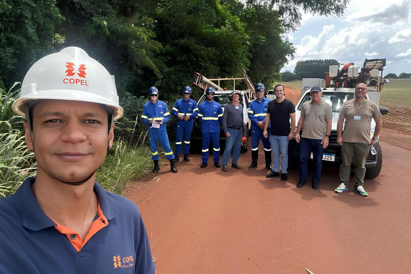 Ação coordenada entre Copel e Prefeitura de Toledo foi concluída nesta terça (27) e tem o objetivo de combater frequentes quedas de energia no interior do município