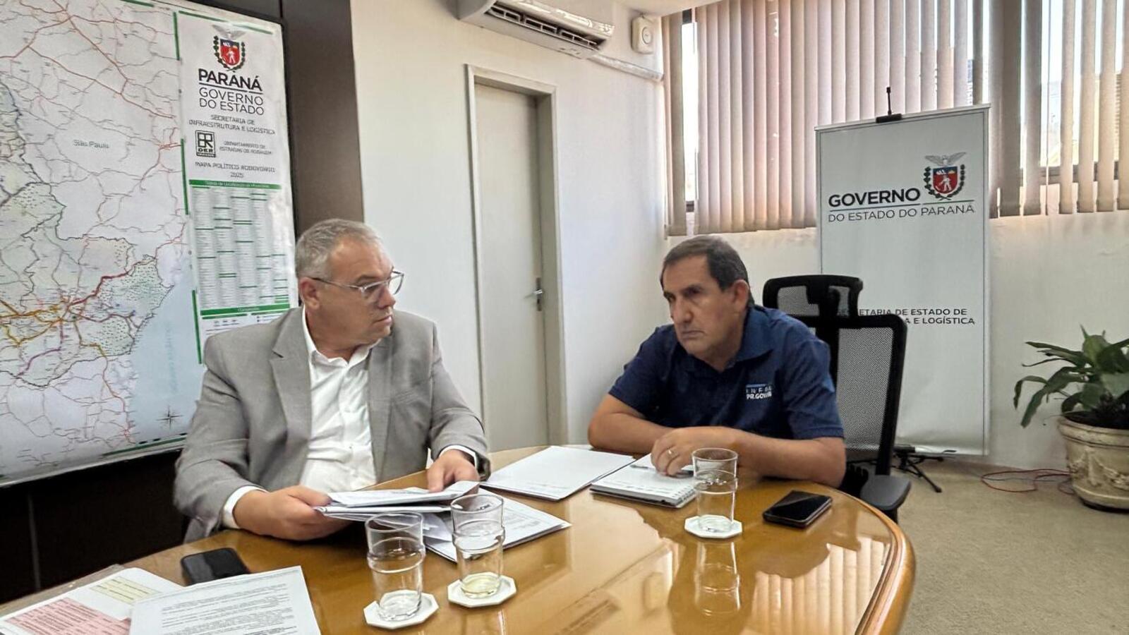Prefeito Mario Costenaro esteve em secretarias de estado e na Assembleia Legislativa do Paraná para acompanhar projetos e apresentar demandas (Crédito: Márcio Pimentel)