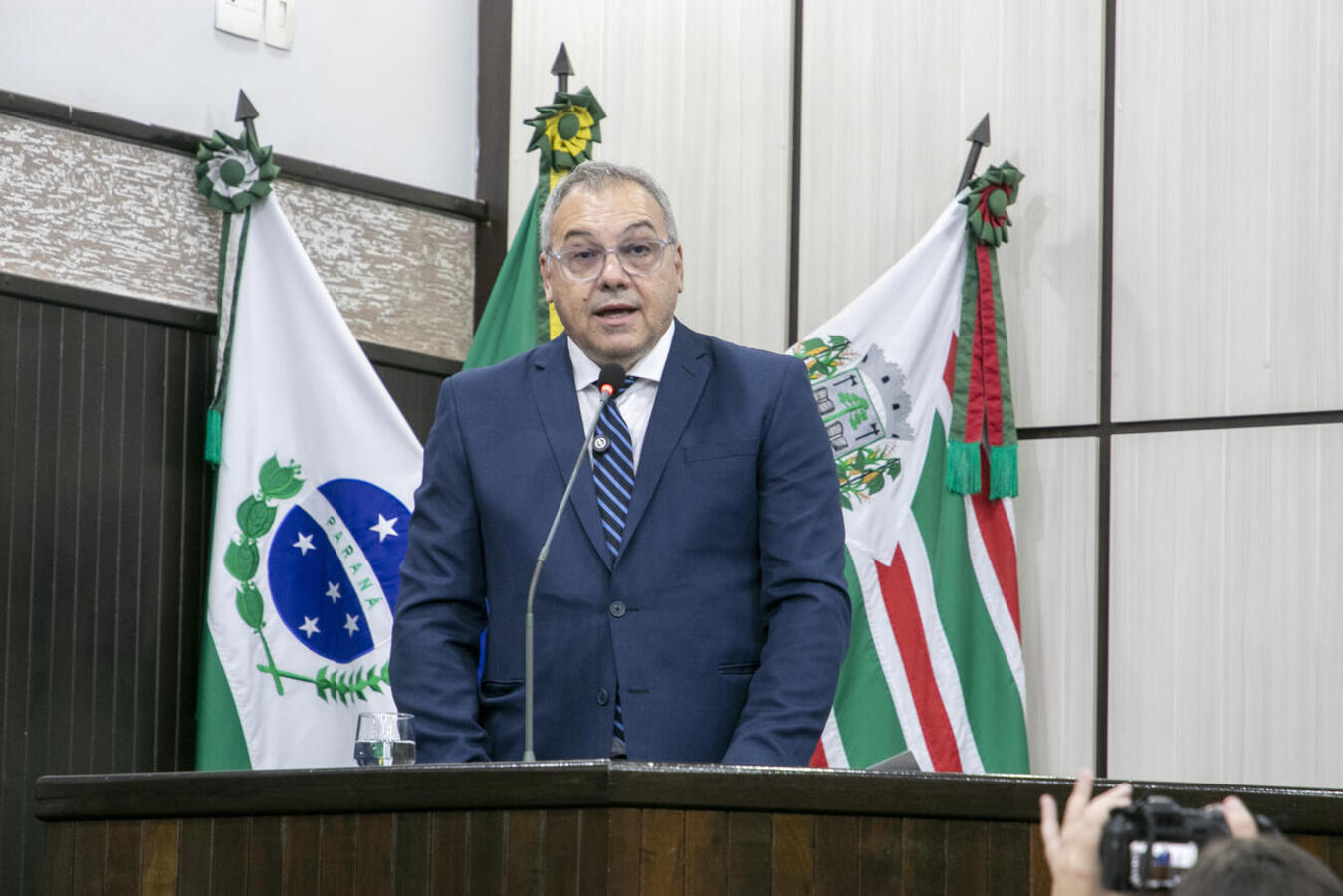 Em sua fala, no início dos trabalhos da 2ª sessão da 18ª legislatura da Câmara, na tarde de segunda (2), Costenaro detalhou conquistas e traçou panoramas para 2026