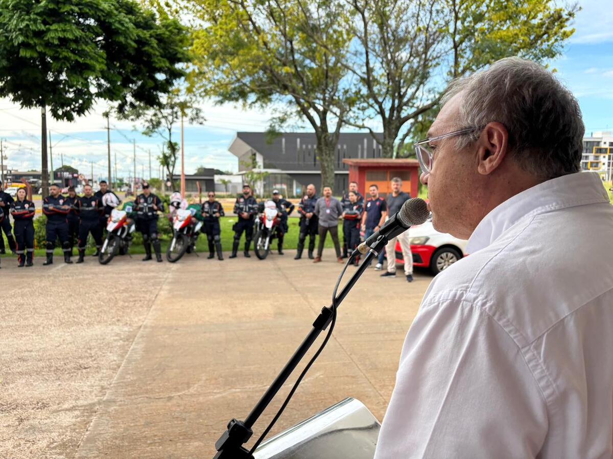 Entrega aconteceu no final da tarde desta terça-feira, na base do SAMU no Jardim Coopagro