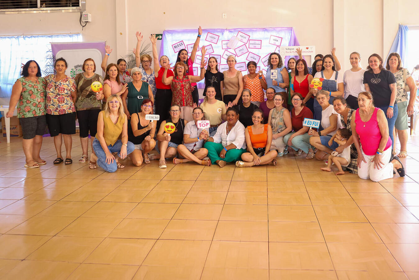 Evento no salão comunitário do bairro, no último sábado (28), teve 115 participantes e encerrou programação alusiva ao Mês da Mulher organizada pela SMM