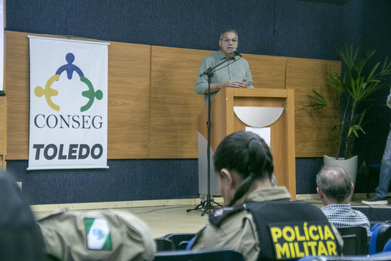 Evento reuniu mais de 60 pessoas no Auditório Acary Oliveira para fortalecer a integração entre forças de segurança, Judiciário e comunidade