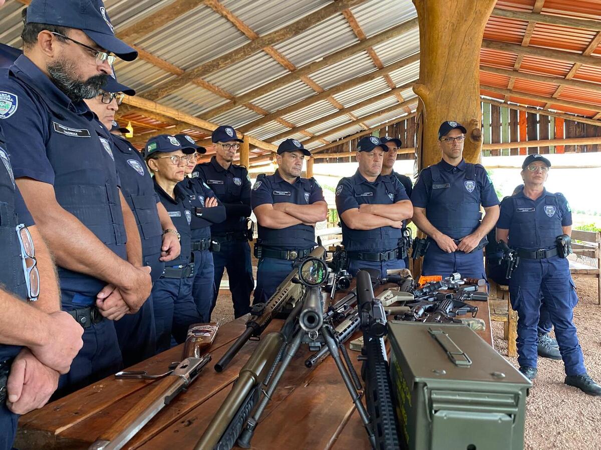 O curso foi realizado nesta quarta-feira (18) com cerca de 15 guardas municipais no Clube de Tiro Velho Texas