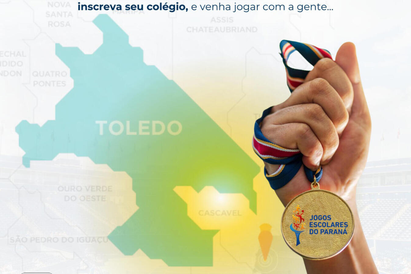 Edição deste ano dos Jeto´s ocorre entre 6 e 10/4 e indicará estabelecimentos que representarão o município nas próximas fases dos 72º Jogos Escolares do Paraná