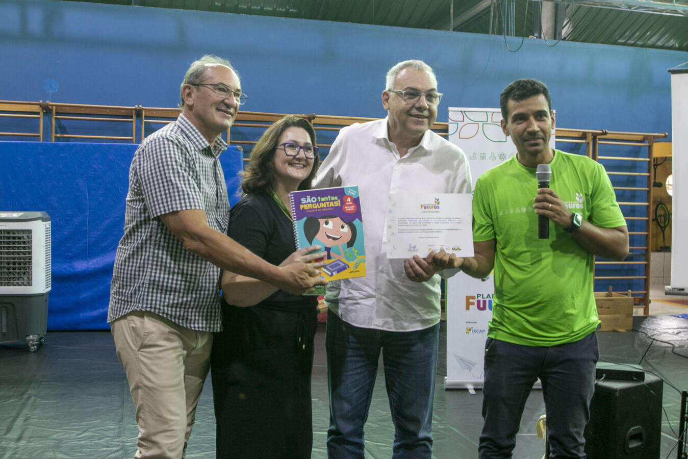 Proposta de ensino que vai transformar o jeito de ensinar e aprender Ciências e Educação Ambiental foi apresentado na Escola Anita Garibaldi nesta quinta (12)