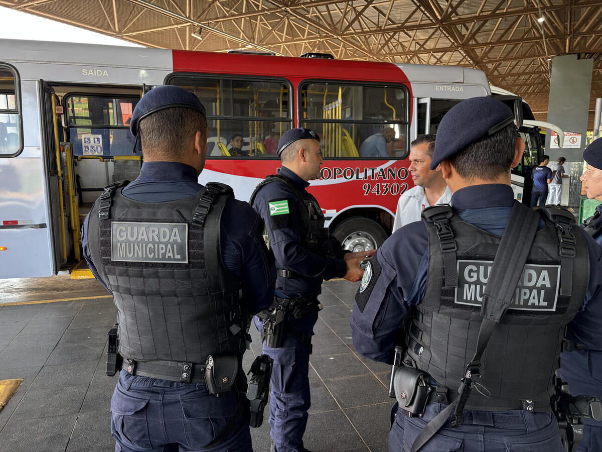 Ação foi realizada no Terminal Rodoviário Alcido Leonardi sobre crime de importunação sexual