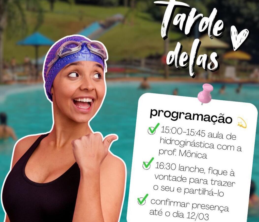 O evento “Tarde Delas” será realizado no dia 20 no Parque Temático das Águas e conta com uma programação especial para as mulheres do município