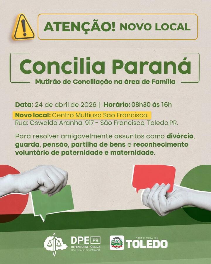 Atendimentos gratuitos ocorrem das 8h30 às 16h no Centro Multiuso São Francisco/Panorama
