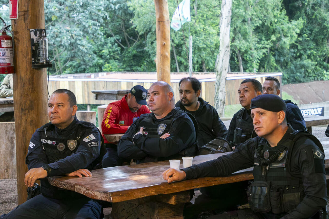Capacitação, na manhã desta quarta (29), reuniu forças de segurança e abordou procedimentos práticos e protocolos de atuação em ocorrências