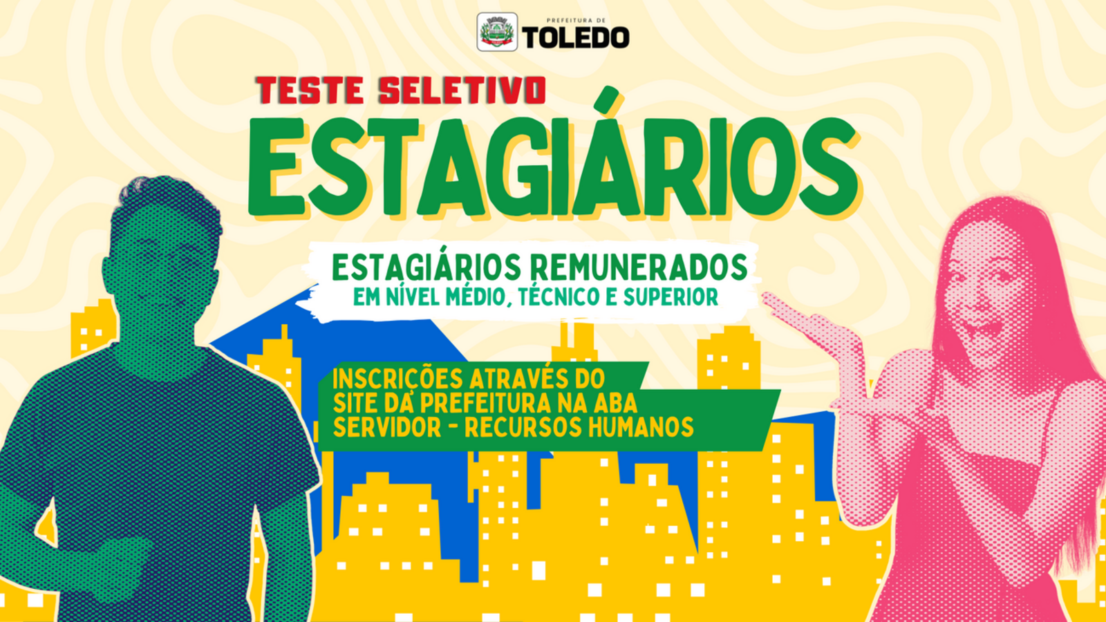 Cadastro é gratuito e pode ser feito até 2 de maio pelo site oficial do município. Vagas são para ensino médio, técnico e superior