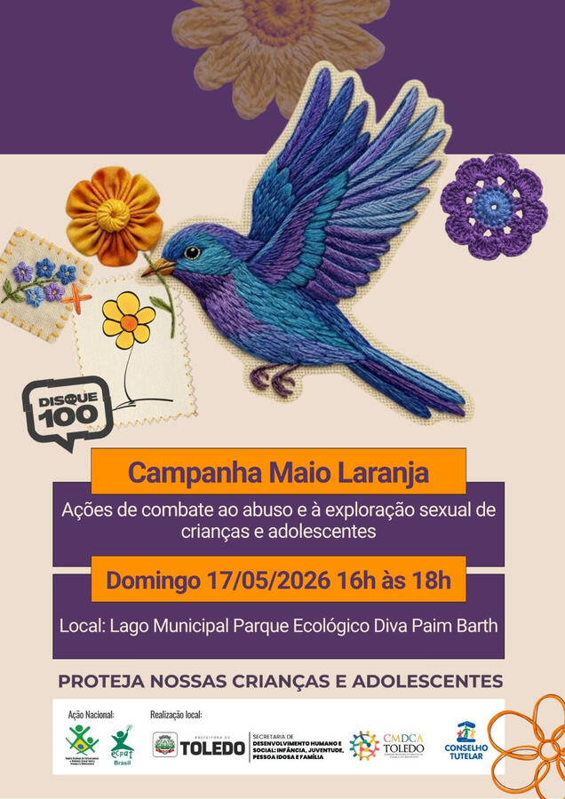 Campanha tem objetivo de conscientizar e combater o abuso e à exploração sexual de crianças e adolescentes