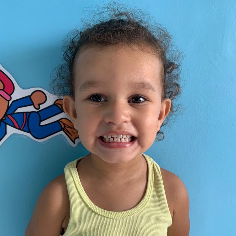Maria era aluna do Centro Municipal de Educação Infantil (Cmei) Crescer e Aprender, no Jardim Europa, e completaria 3 anos de idade no próximo dia 24