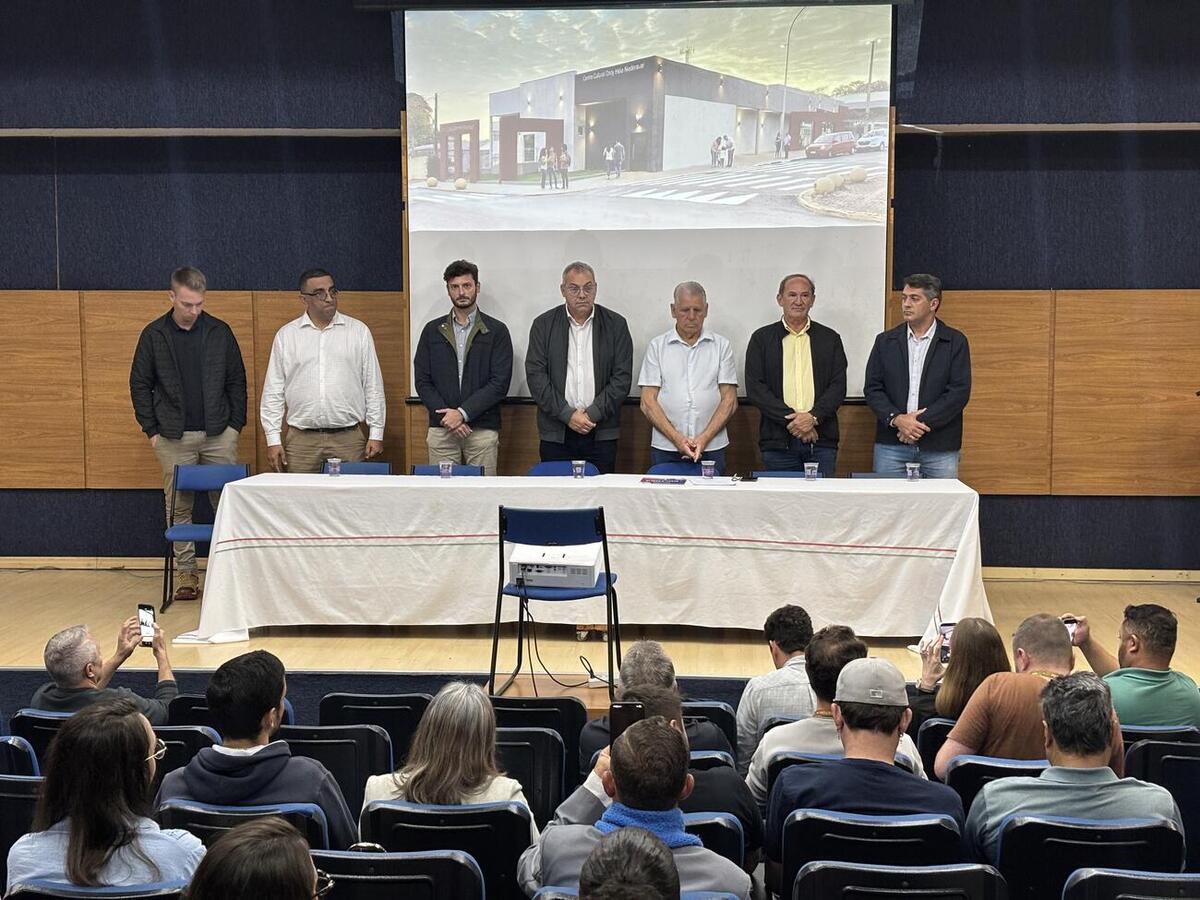 Investimento de R$ 1,535 milhão viabilizado por emenda parlamentar permitirá a revitalização do Centro Cultural Ondy Hélio Niederauer, na Grande Pioneiro