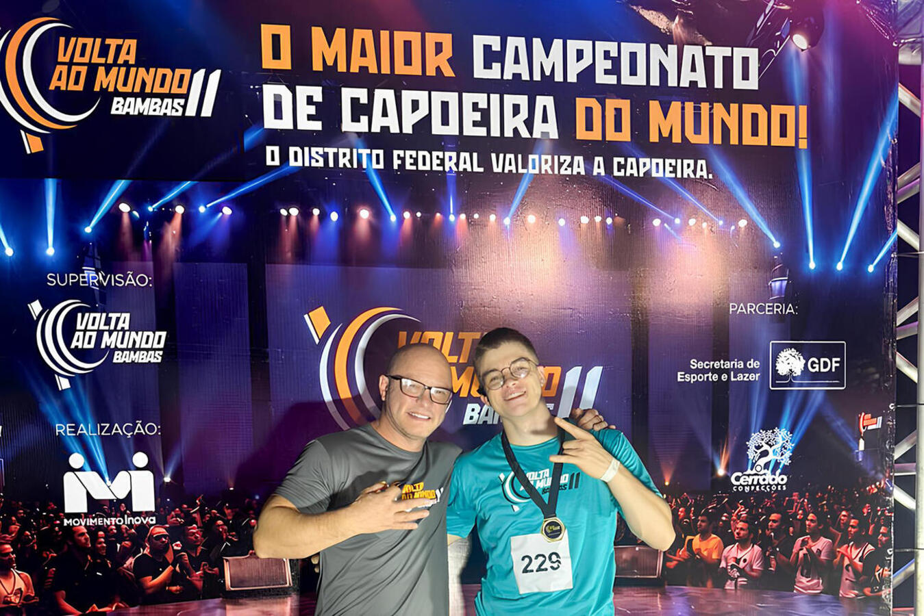Rauan Murilo ficou em terceiro lugar na seletiva da categoria Amador da 11ª edição do Volta ao Mundo Bambas (VMB11), realizada na semana passada