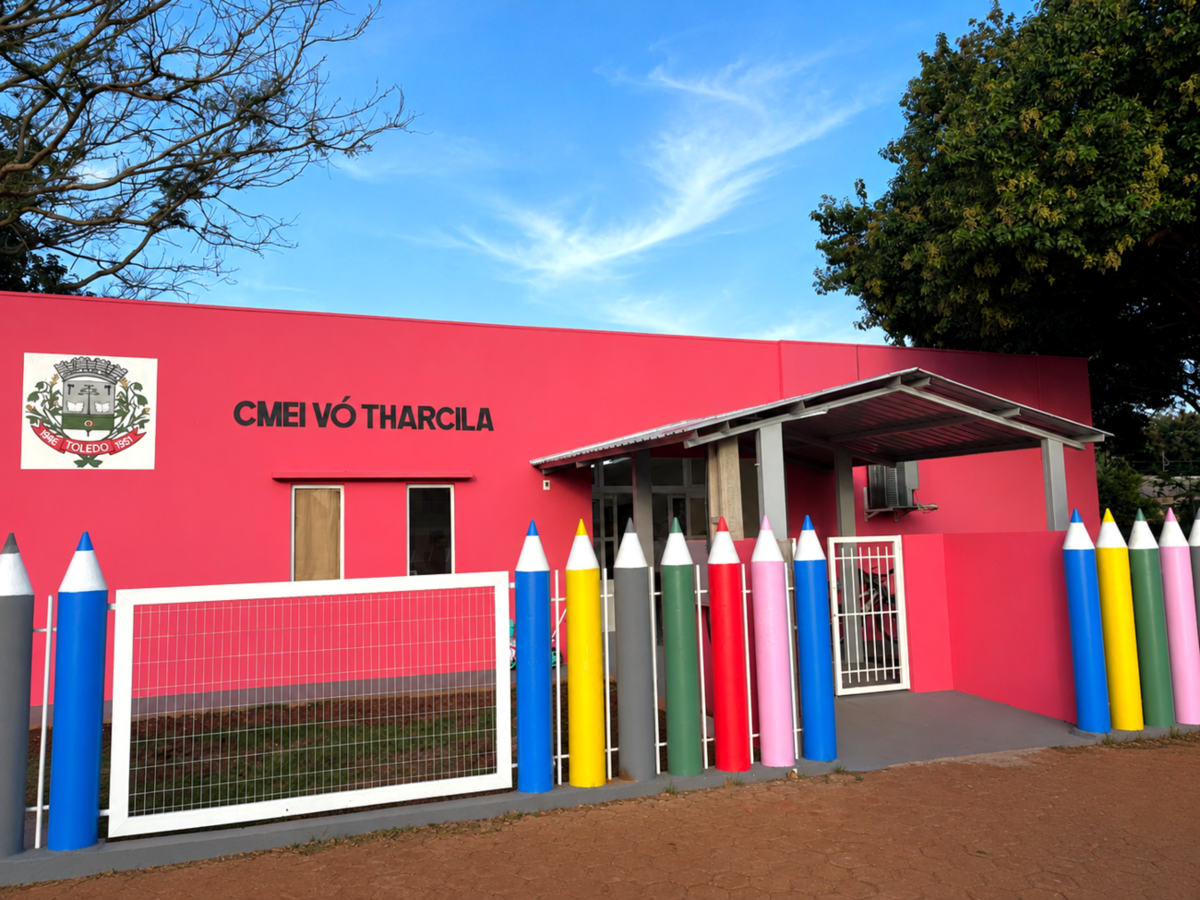 Localizado na Rua Rodrigues Alves, no Jardim Coopagro, o Centro Municipal de Educação Infantil Vó Tharcila será reinaugurado na próxima terça-feira (2) às 19h