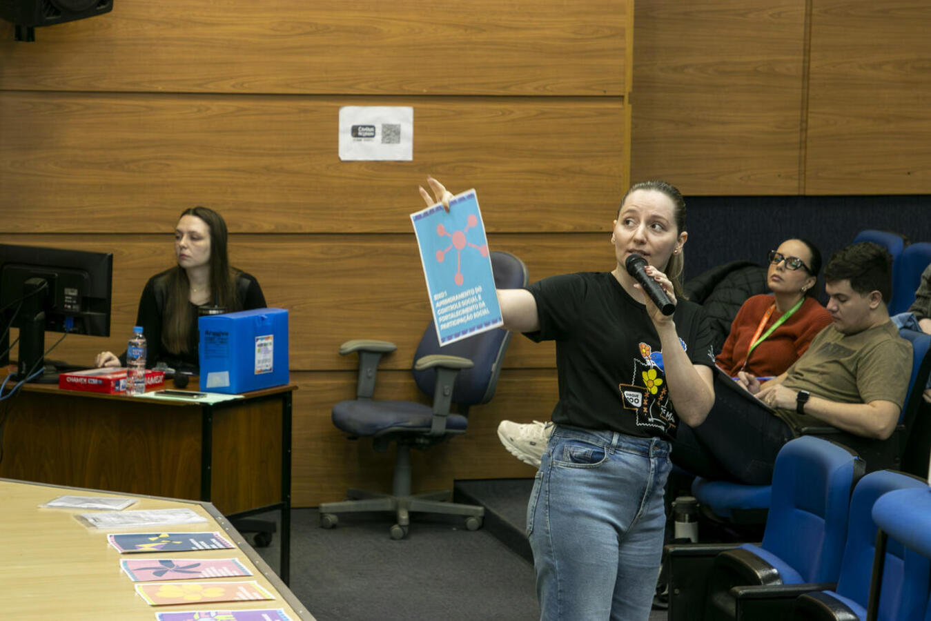 A Secretaria de Desenvolvimento Humano e Social: Infância, Juventude, Pessoa Idosa e Família realizou mais uma pré-conferência a fim de discutir os seis eixos da Conferência Municipal dos Direitos da Criança e do Adolescente