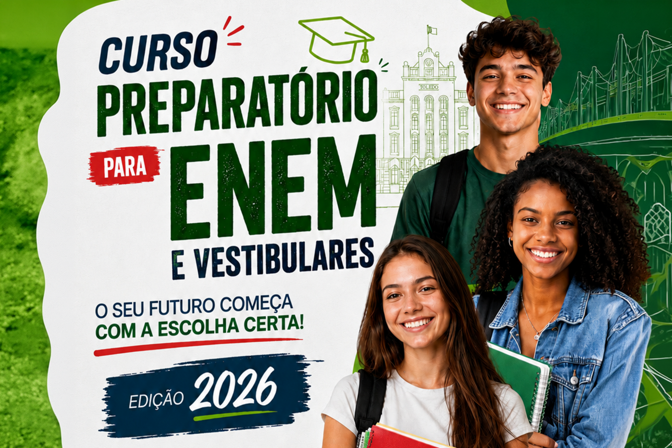 Estão abertas as Inscrições para projeto que amplia oportunidades para jovens de Toledo; ministradas por profissionais do Biopark Educação, aulas começam em 1º/6