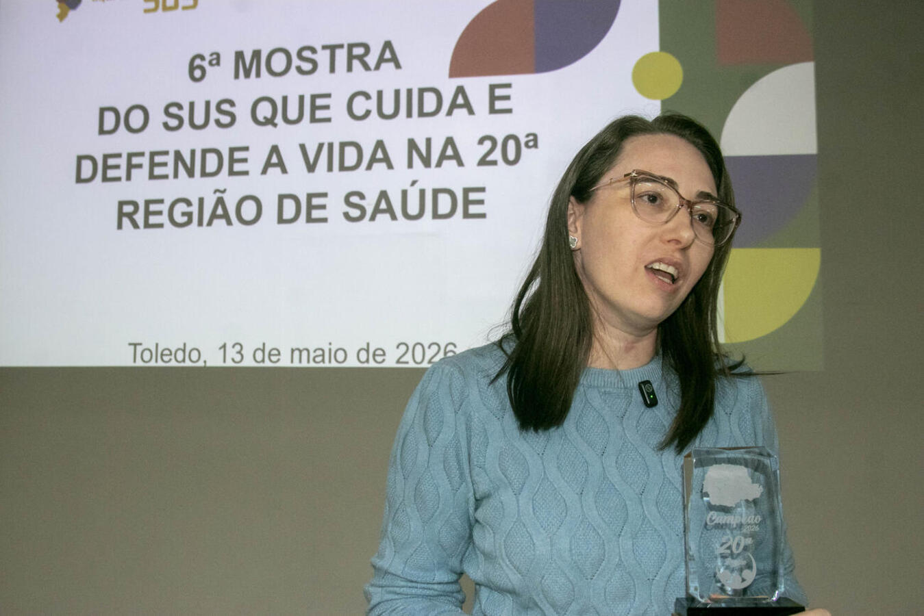 Trabalho focado na redução de filas na saúde bucal, apresentado por Caroline Fernandes Marin de Toledo, foi selecionado em mostra realizada nesta quarta (13)