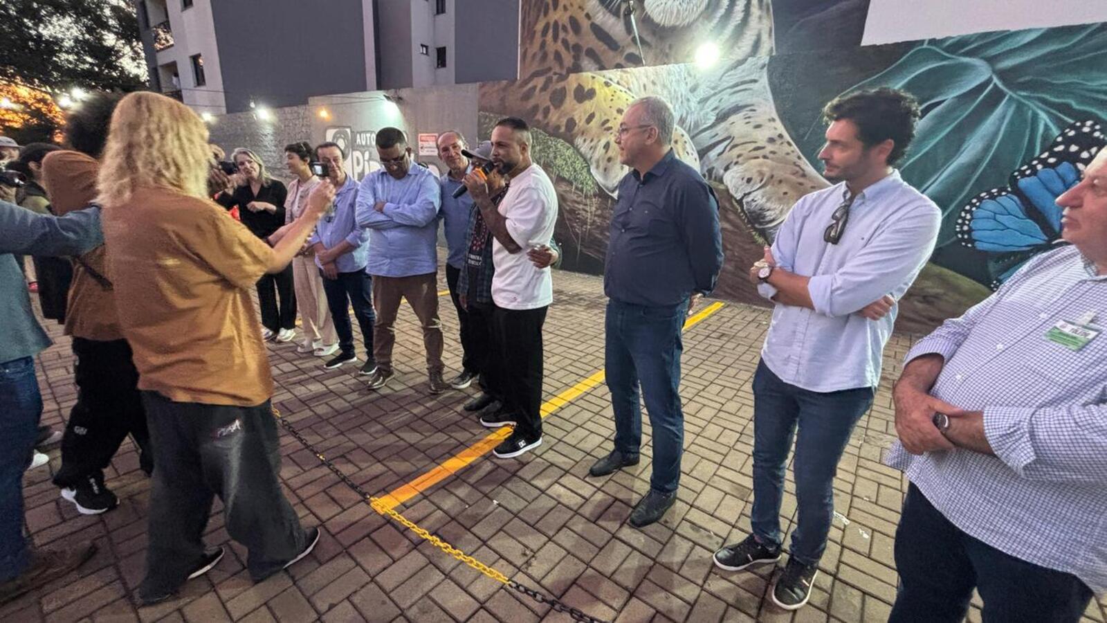 Obra assinada pelo artista plástico Isaac Souza foi executada na Grande Pioneiro em 10 dias, após mais de um ano de planejamento
