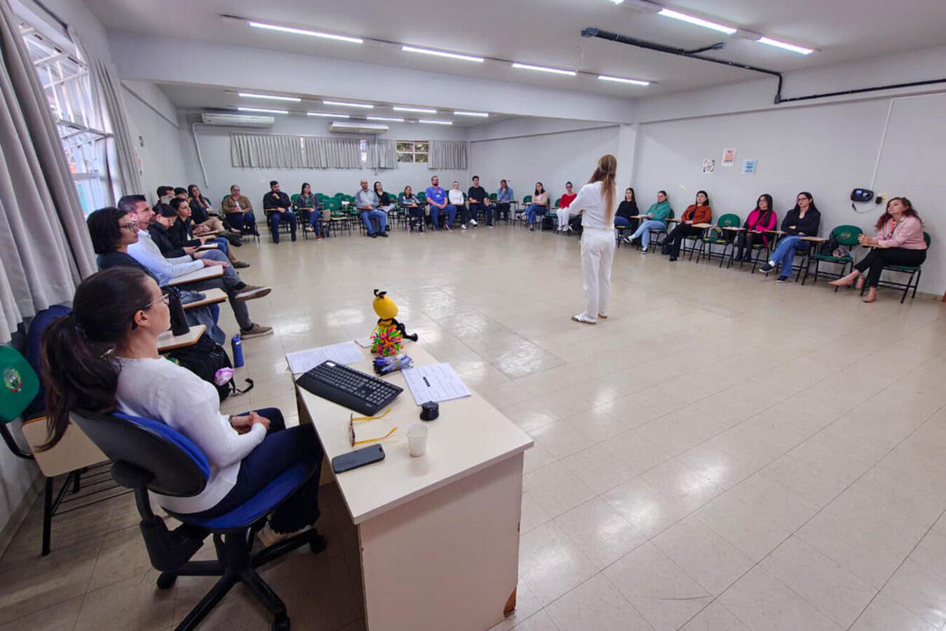 Com dinâmicas e palestras focadas em saúde mental e autoconhecimento, segunda etapa da capacitação ocorreu nesta terça-feira (2), na sede da Escola do Governo