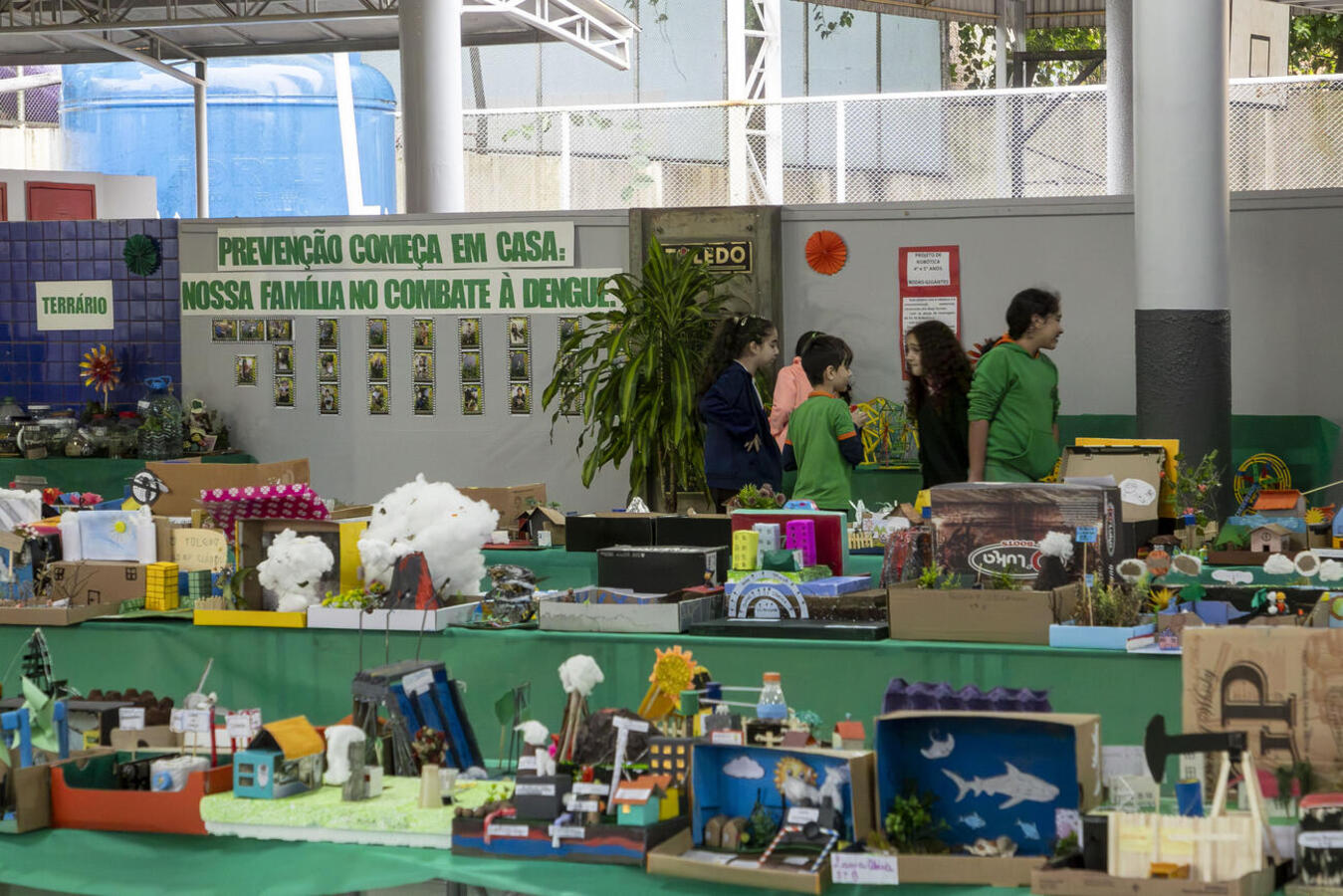 Exposição integra a programação do Junho Verde e apresenta atividades desenvolvidas por alunos do Infantil 4 ao 5º ano do Ensino Fundamental
