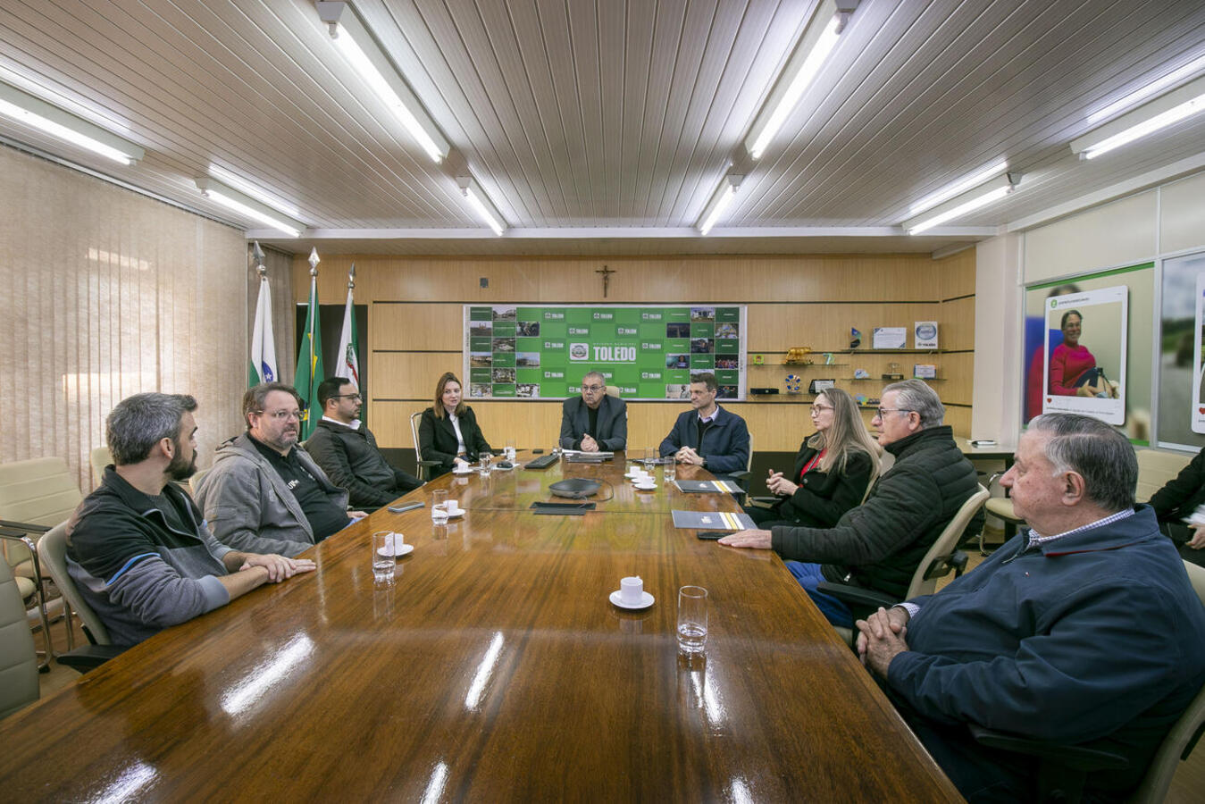 Reunião com a equipe de gestão da Prefeitura de Toledo abordou propostas voltadas ao uso e à ampliação das atividades no espaço