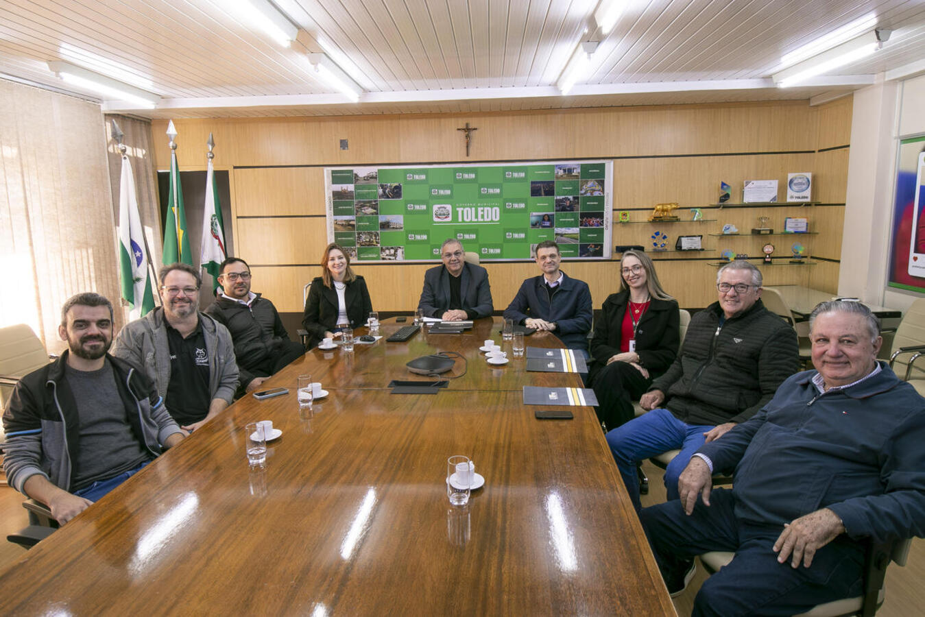 Reunião com a equipe de gestão da Prefeitura de Toledo abordou propostas voltadas ao uso e à ampliação das atividades no espaço