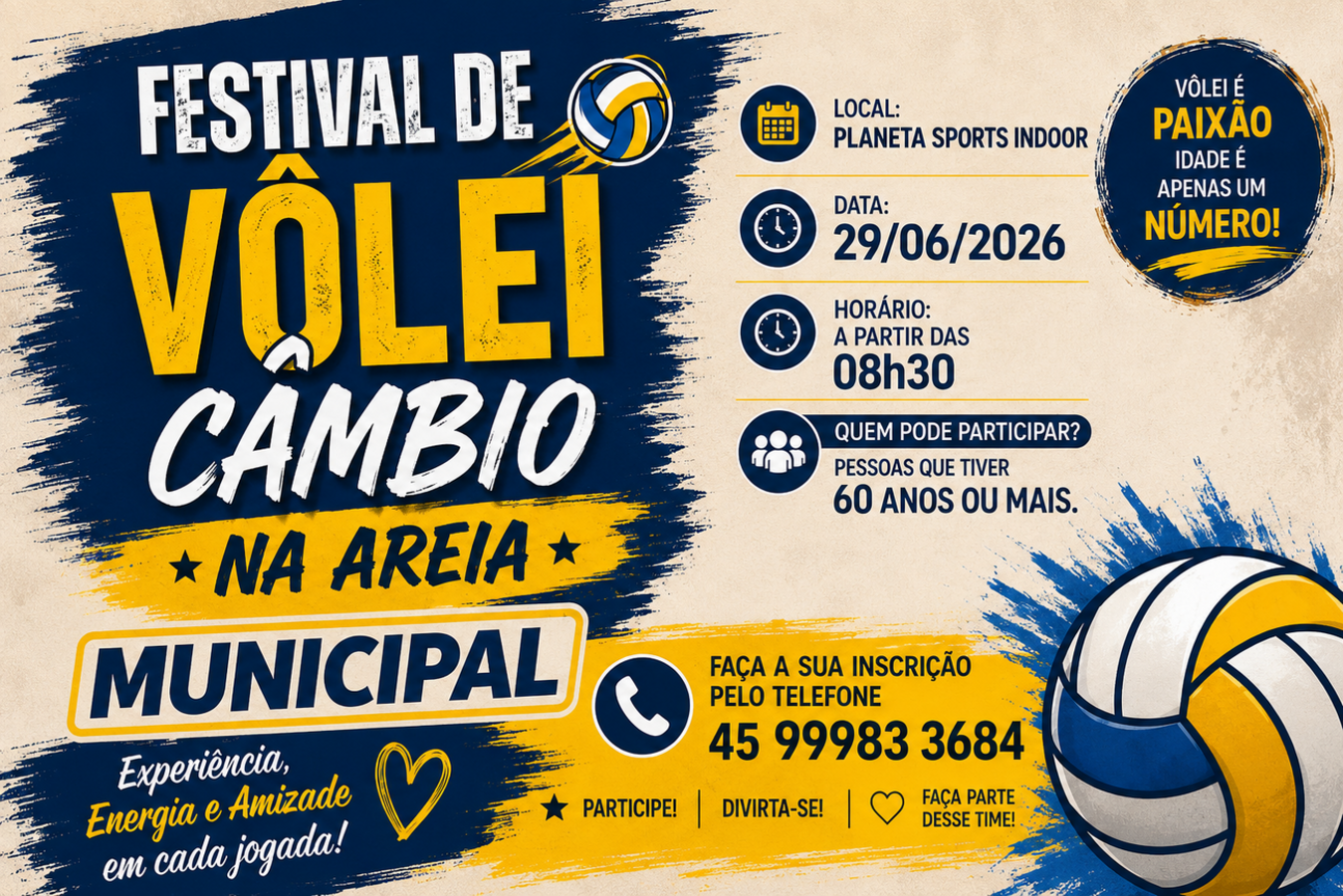 Evento, inédito em Toledo, está marcado para o dia 29 de junho (segunda-feira), às 8h30, no Planeta Sports Indoor; inscrições, gratuitas, já estão abertas