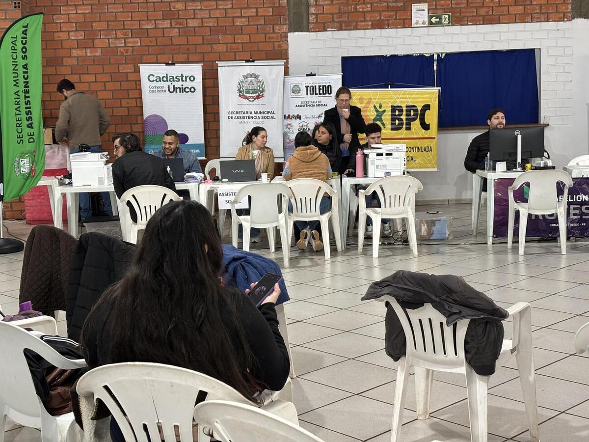 Carteira de Identidade Nacional, cidadania e serviços públicos são oferecidos até sexta-feira (10) no Centro de Eventos Desirée Refosco