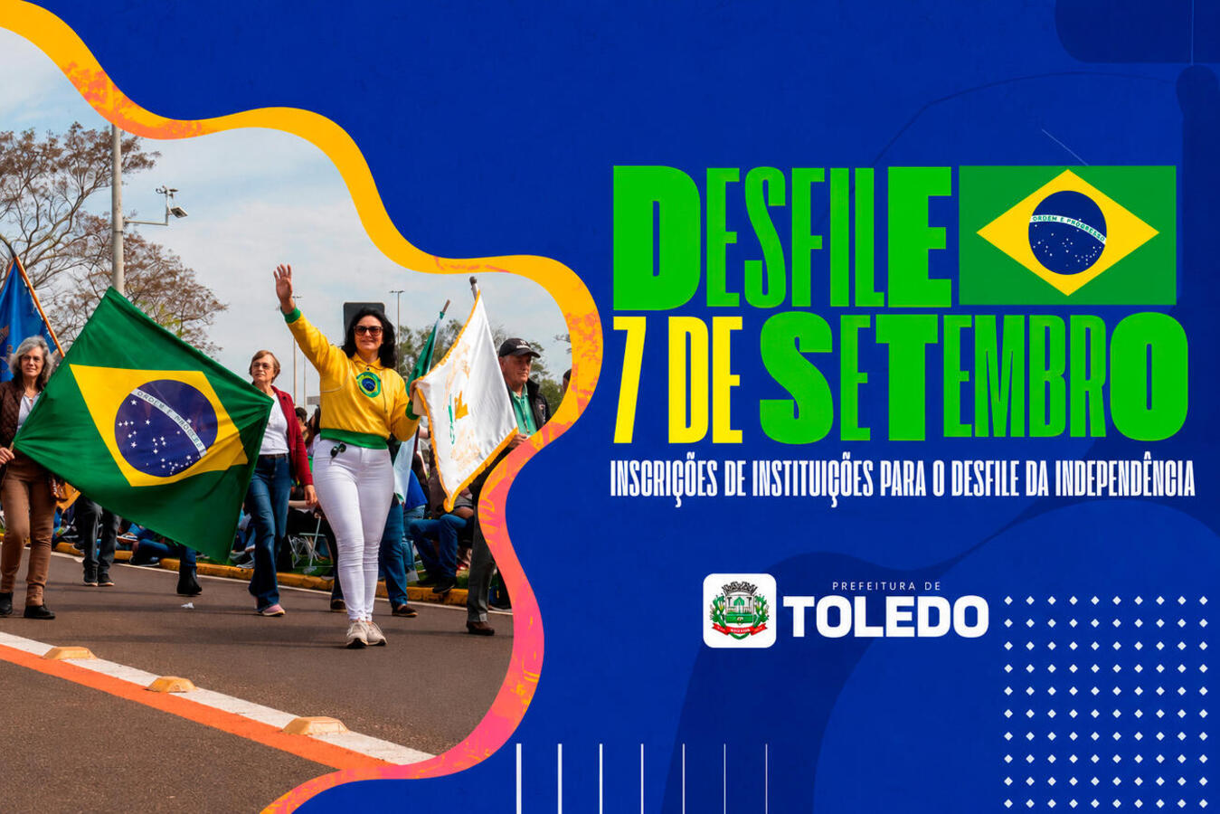 Até o momento, 46 entidades já confirmaram participação no evento em alusão à Independência do Brasil, que ocorrerá no Parque Diva Paim Barth, a partir das 8h
