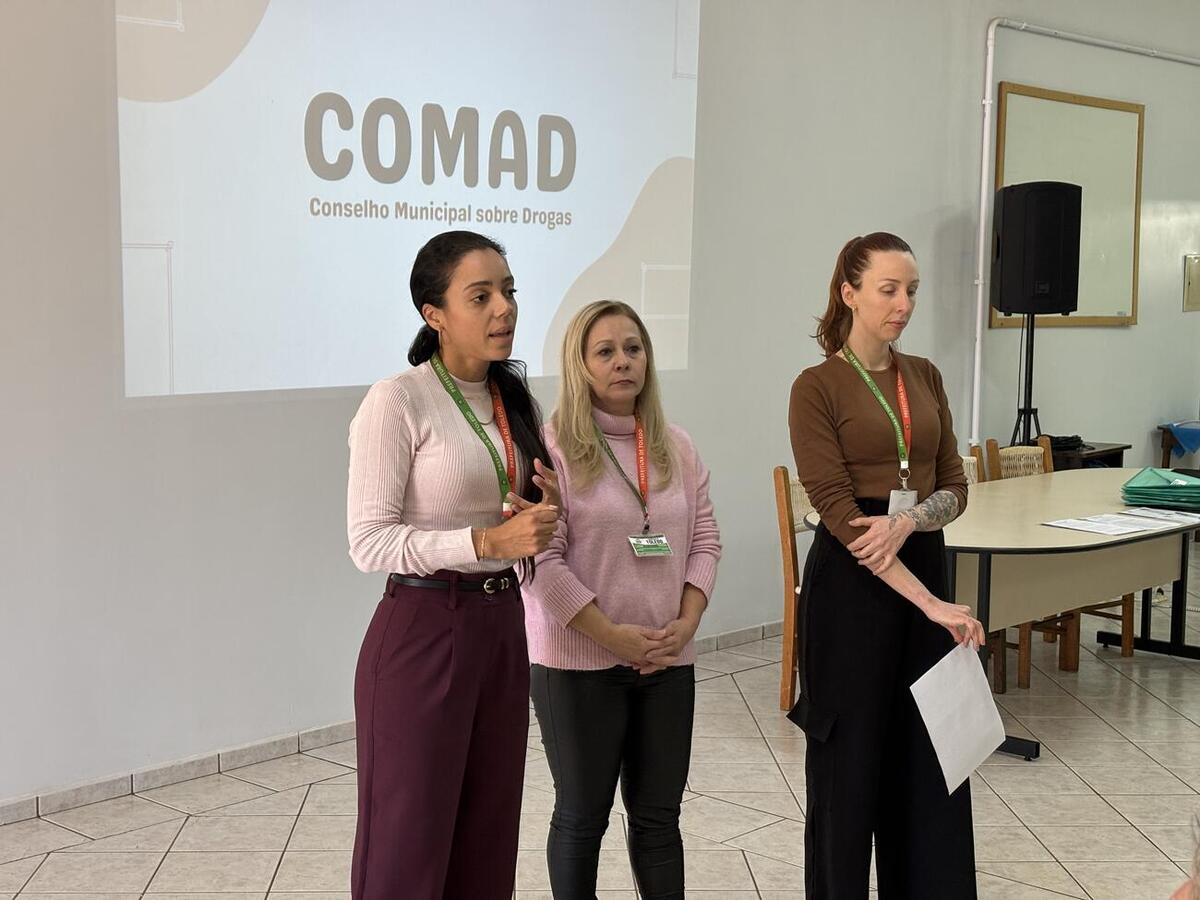Encontro na última terça (14), na sede do CMS, definiu a composição da diretoria e deu início à retomada das atividades do Conselho Municipal sobre Drogas