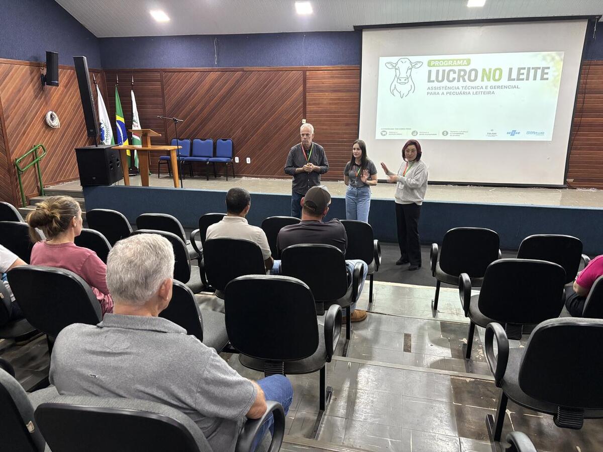 Iniciativa da Secretaria de Agricultura e Proteína Animal e do Sebrae prevê diagnóstico de propriedades e acompanhamento da gestão da atividade leiteira