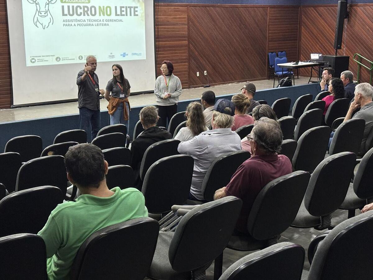 Iniciativa da Secretaria de Agricultura e Proteína Animal e do Sebrae prevê diagnóstico de propriedades e acompanhamento da gestão da atividade leiteira