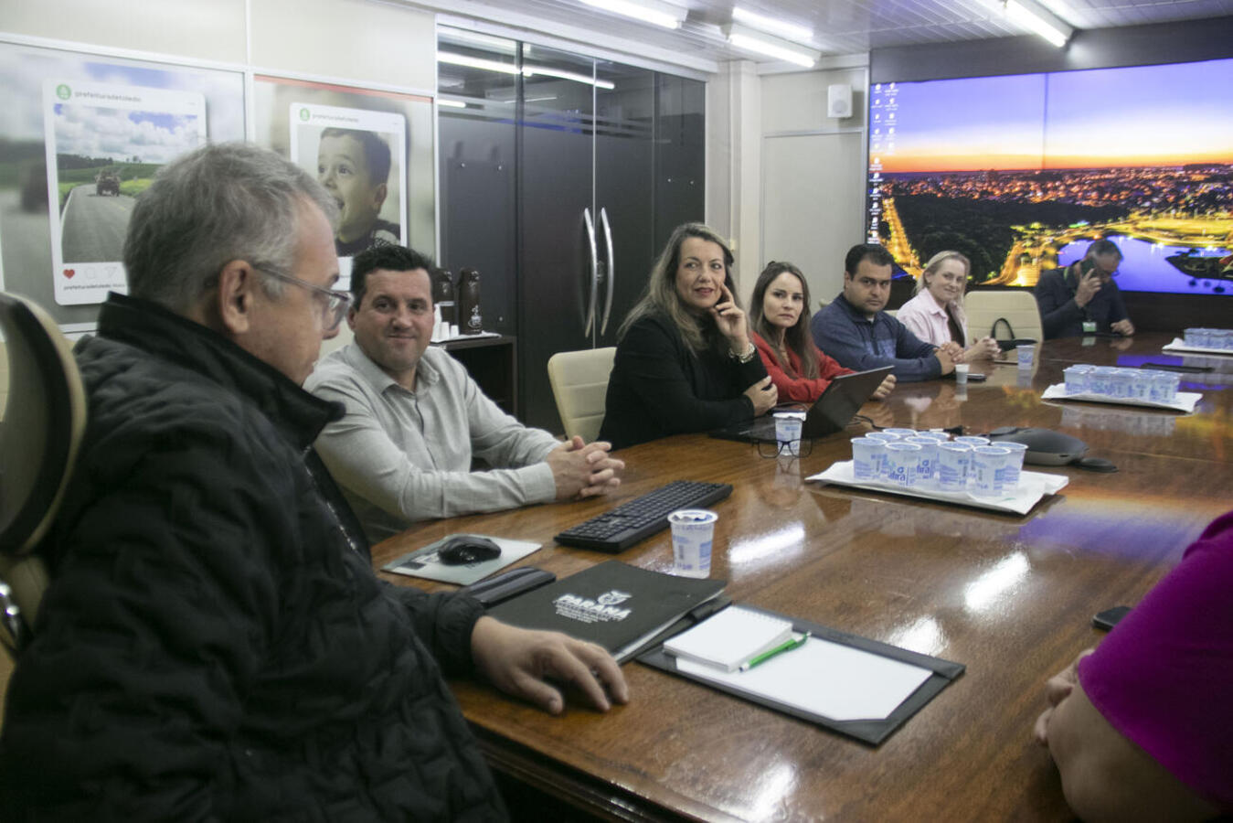 Integrantes do Conims vieram, nesta quinta (6), com o objetivo de acompanhar a realidade local para implantar algo semelhante naquela região do estado