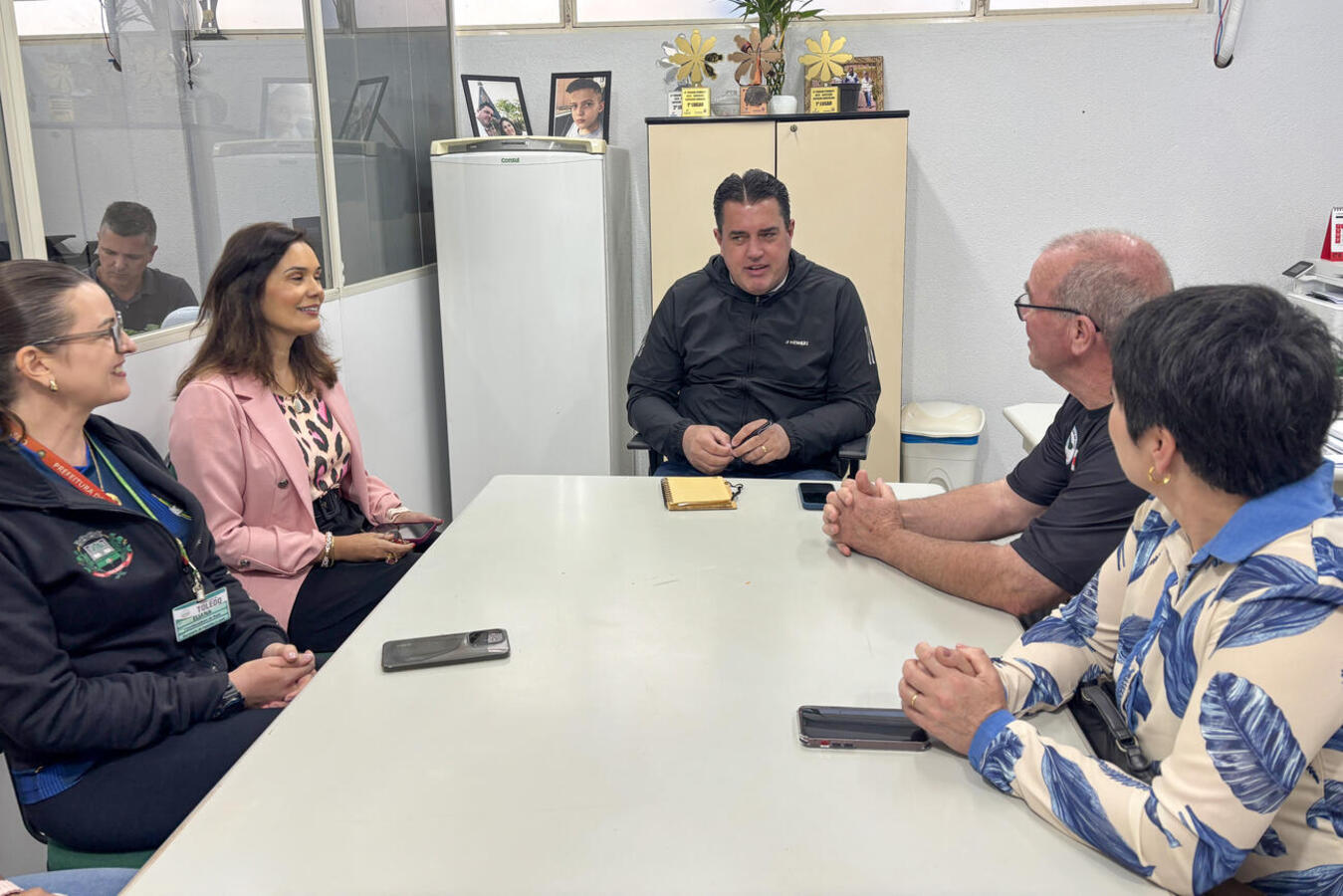 Rosilete dos Santos e Macaris Antunes do Livramento fizeram visitas na manhã desta terça-feira (22) às sedes das secretarias da Mulher e de Esportes e Lazer