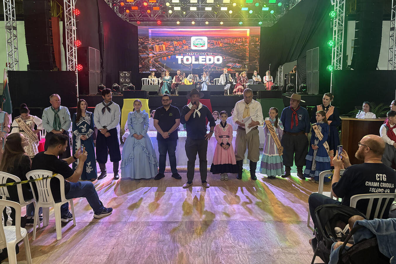 Solenidade na noite desta quinta (24) deu início a uma programação cultural repleta de atrações no Ismael Sperafico, que receberá 6 apresentações musicais até domingo (27)