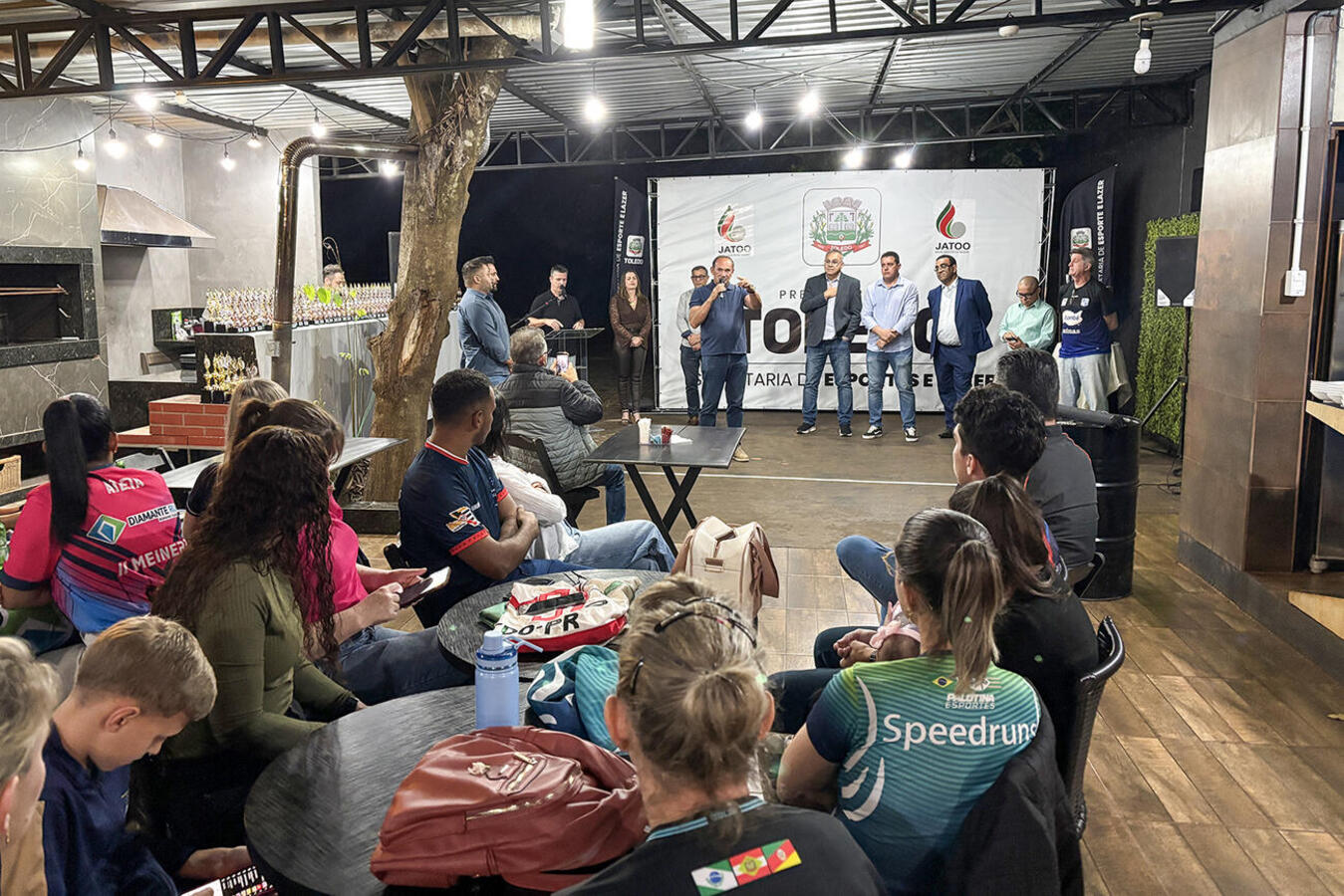 Evento na noite desta terça (1º), na Chácara Berckembrock, reconheceu atletas e equipes que se destacaram nas 31 modalidades disputadas nesta edição do Jatoo