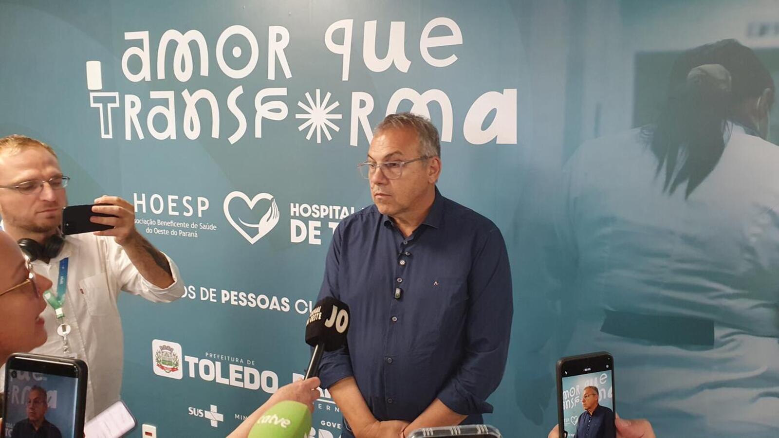 Visita na tarde desta quarta-feira (30) discutiu possibilidade de integração do HRT à UFPR e formação de complexo hospitalar universitário em Toledo