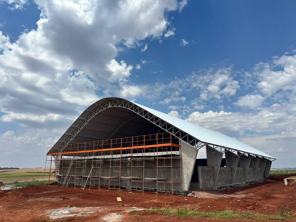 Novo espaço que está sendo construído no Biopark amplia perspectivas para a educação técnica em Toledo e região (Crédito: Assessoria Biopark)