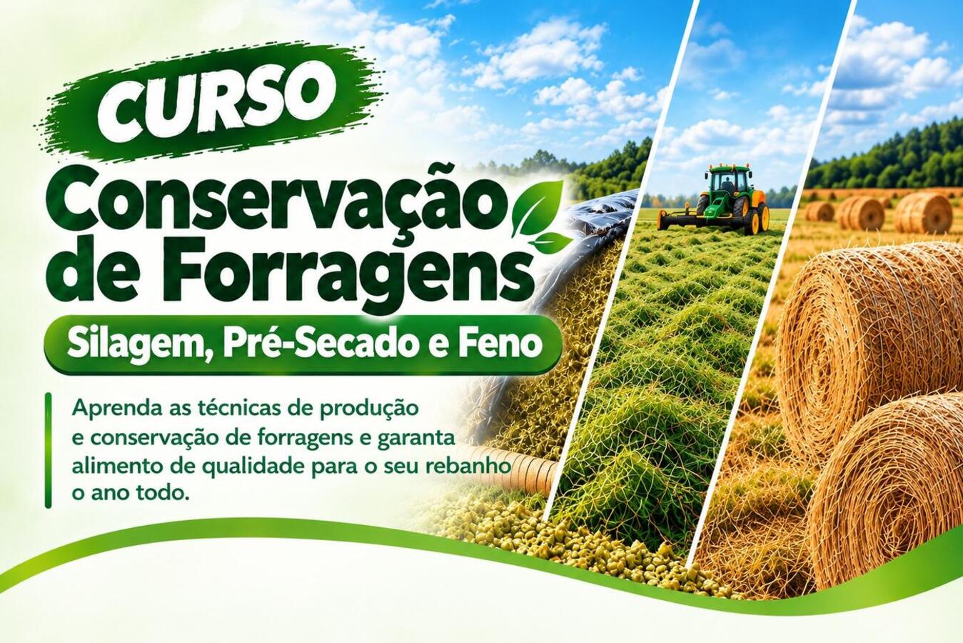 Até dezembro, 7 capacitações serão ministradas na sede da entidade e a primeira delas (Conservação de forragens) ocorrerá entre quarta e sexta (14 a 16) da semana que vem