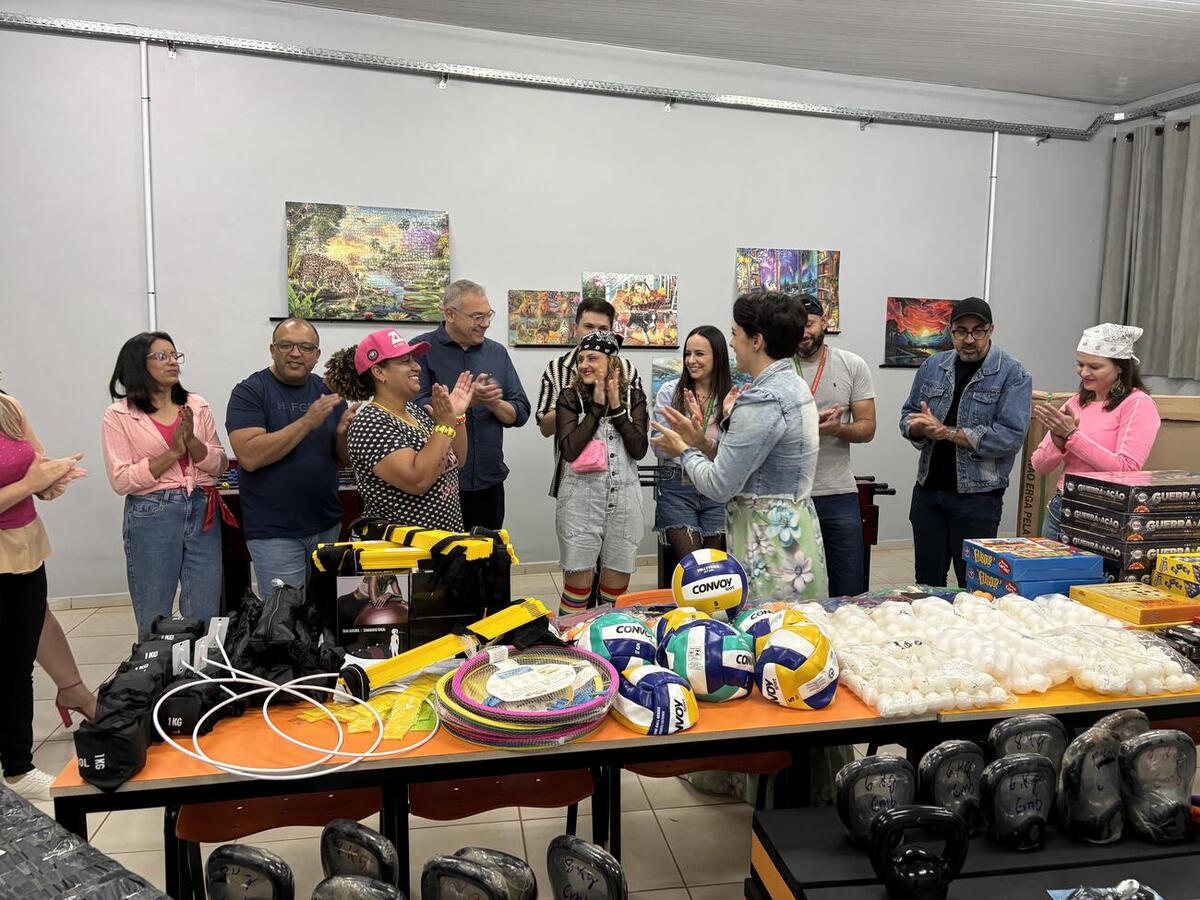 Entrega ocorreu na sexta-feira (16), no CJU do Jardim Europa, e os itens serão utilizados nas atividades diárias com os jovens matriculados