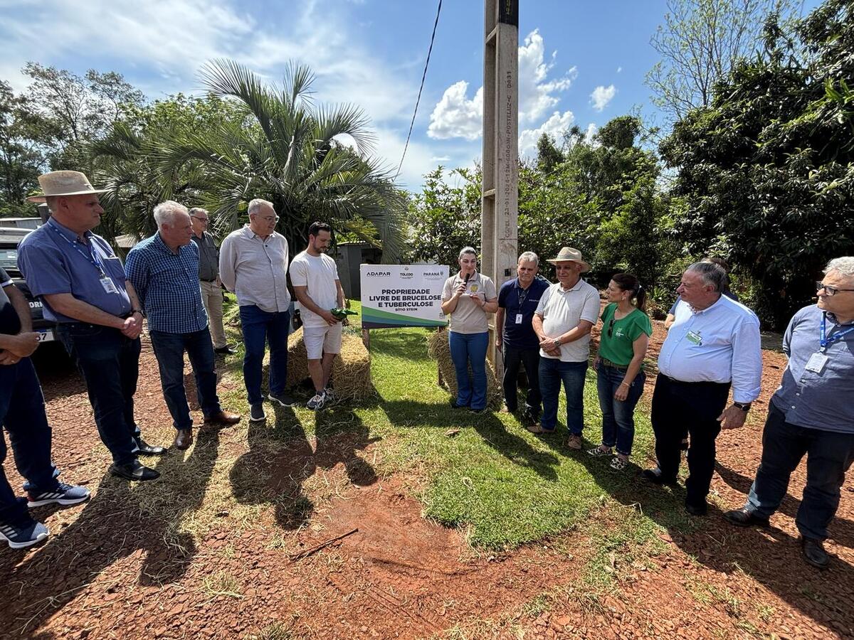 Sítio Stein foi a primeira propriedade a receber a placa do programa da Prefeitura de Toledo