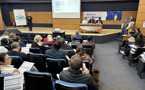 Foi realizado o encontro da etapa municipal que levará propostas para a melhoria da saúde para a 18ª Conferência Nacional de Saúde, programada para julho