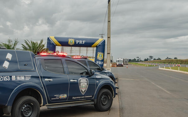Posto de combustíveis nas proximidades do Autódromo Rafael Sperafico recebeu uma blitz educativa sobre a Lei Seca