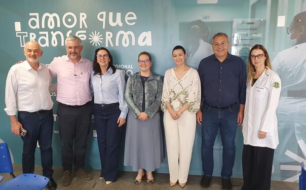 Visita na tarde desta quarta-feira (30) discutiu possibilidade de integração do HRT à UFPR e formação de complexo hospitalar universitário em Toledo