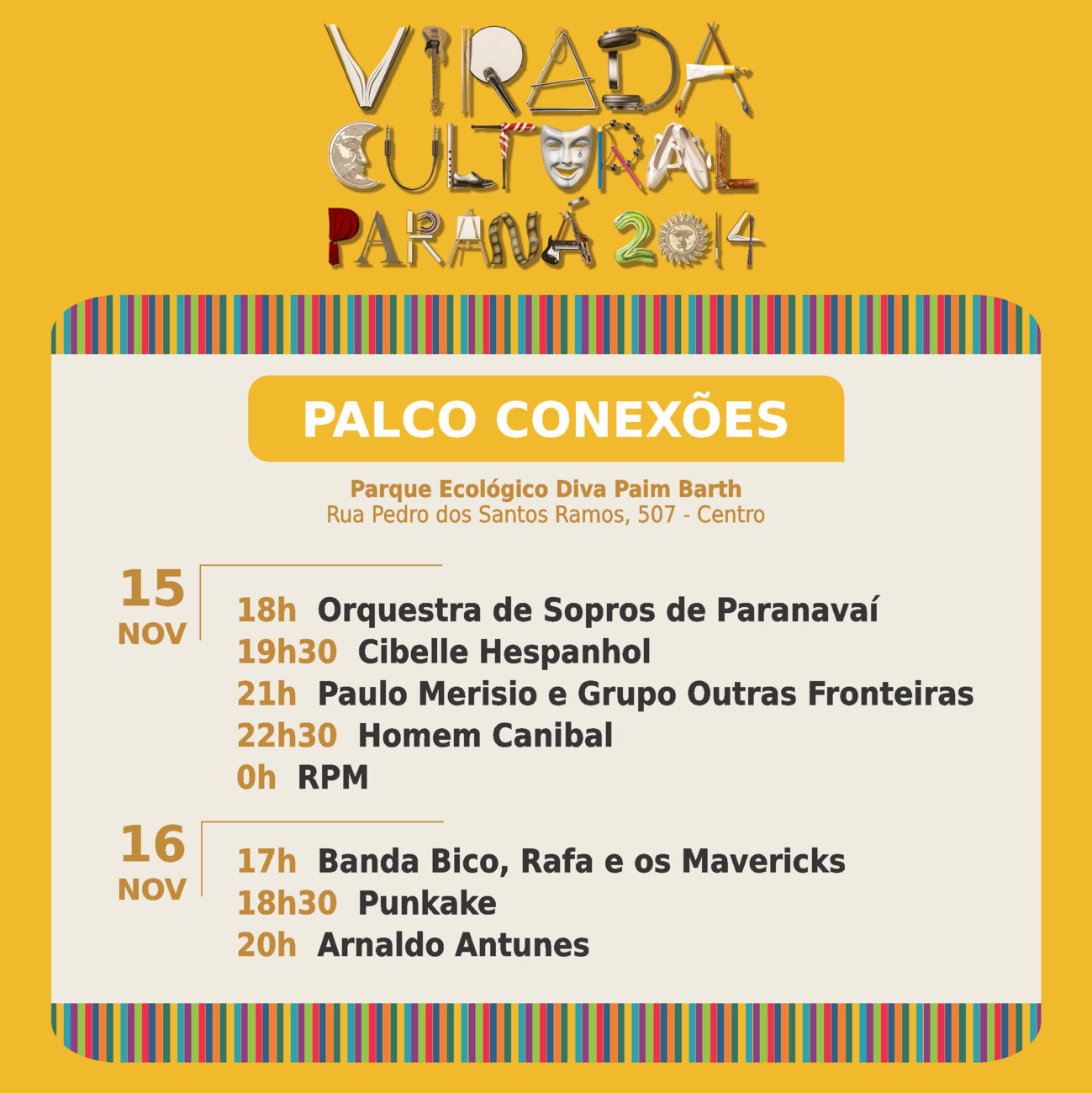 Palco Conexões - 15 e 16/11