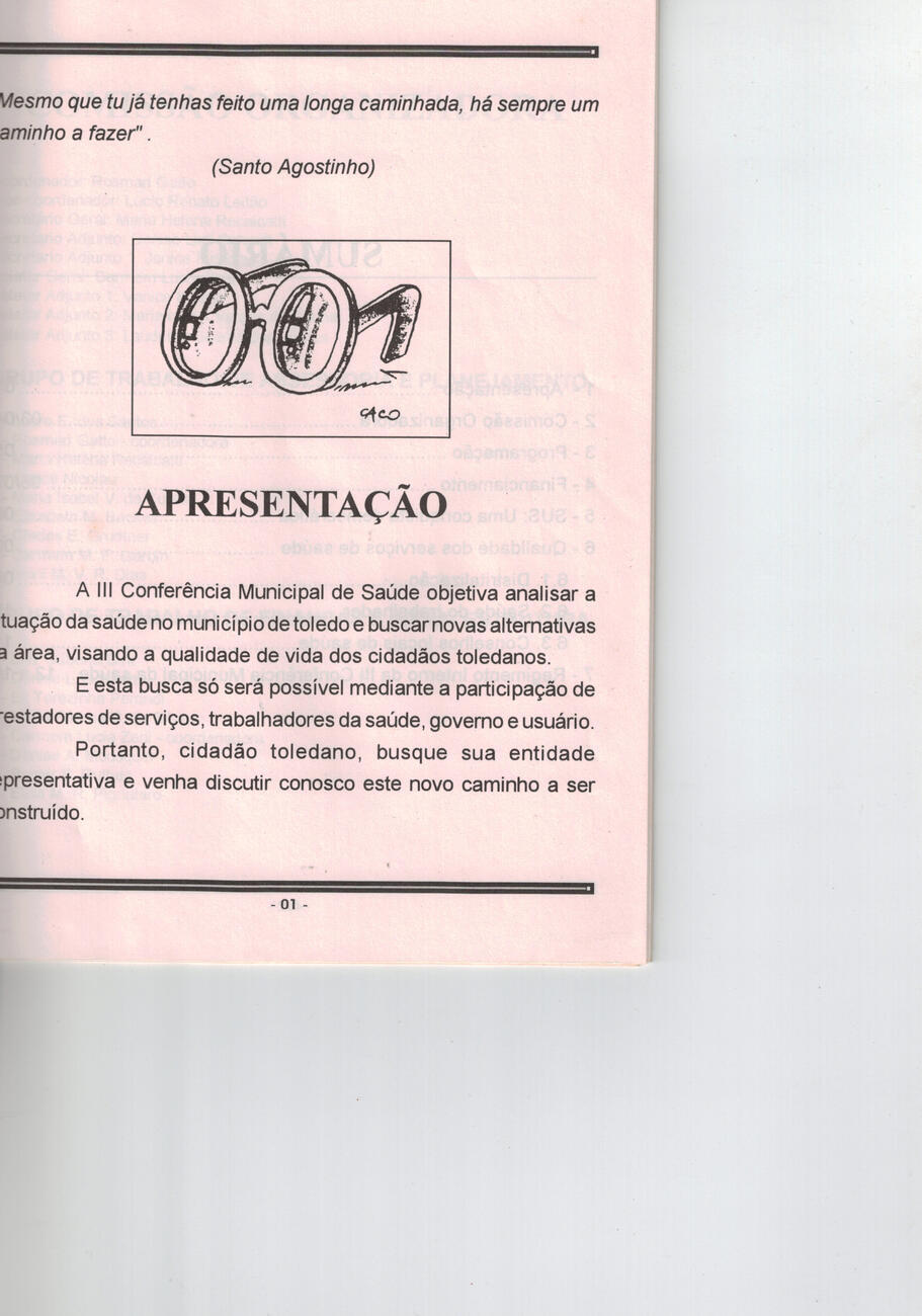 III CONFERENCIA MUNICIPAL DE SAÚDE 1995