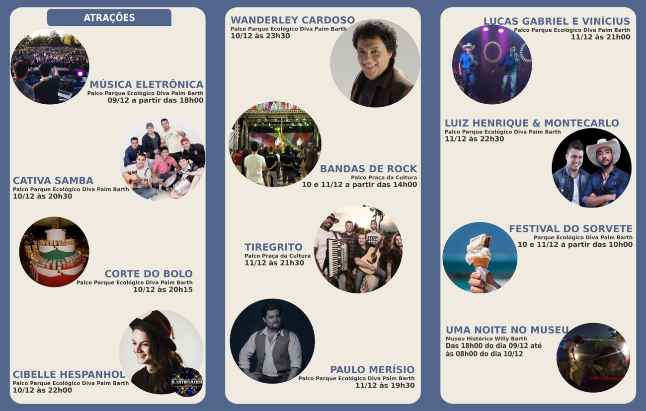 PROGRAMAÇÃO DA VIRADA CULTURAL DE TOLEDO 2016