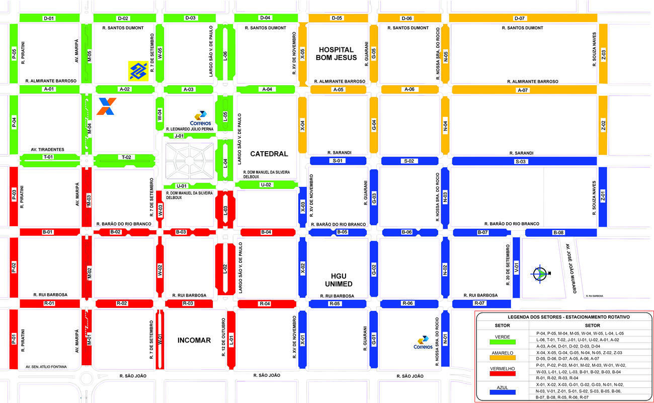 Mapa EstaR e Setores