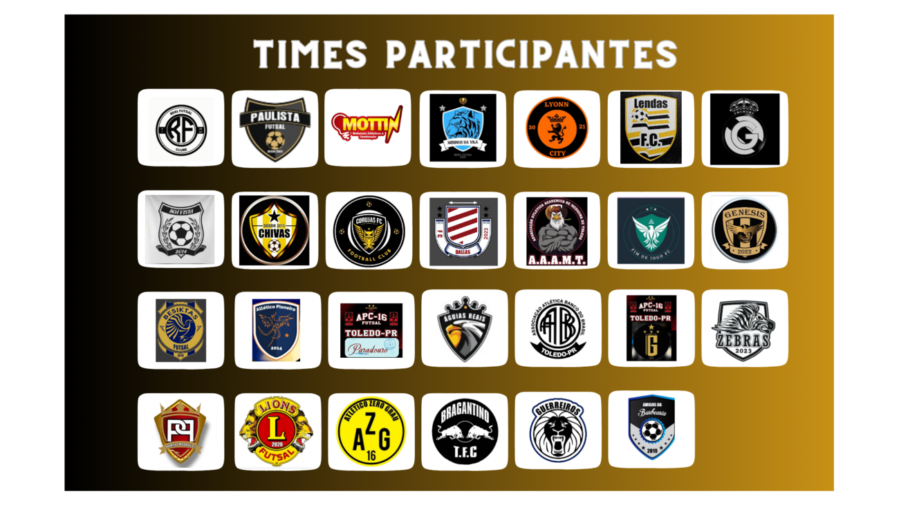 TIMES PARTICIPANTES 